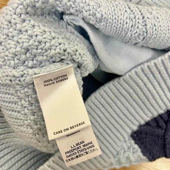 L.L. Bean Women's Signature Funnelneck Fisherman Knit Sweater Small - Picture 7 of 7